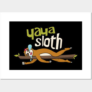 Yaya Sloth Posters and Art